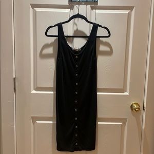 Body con button down dress